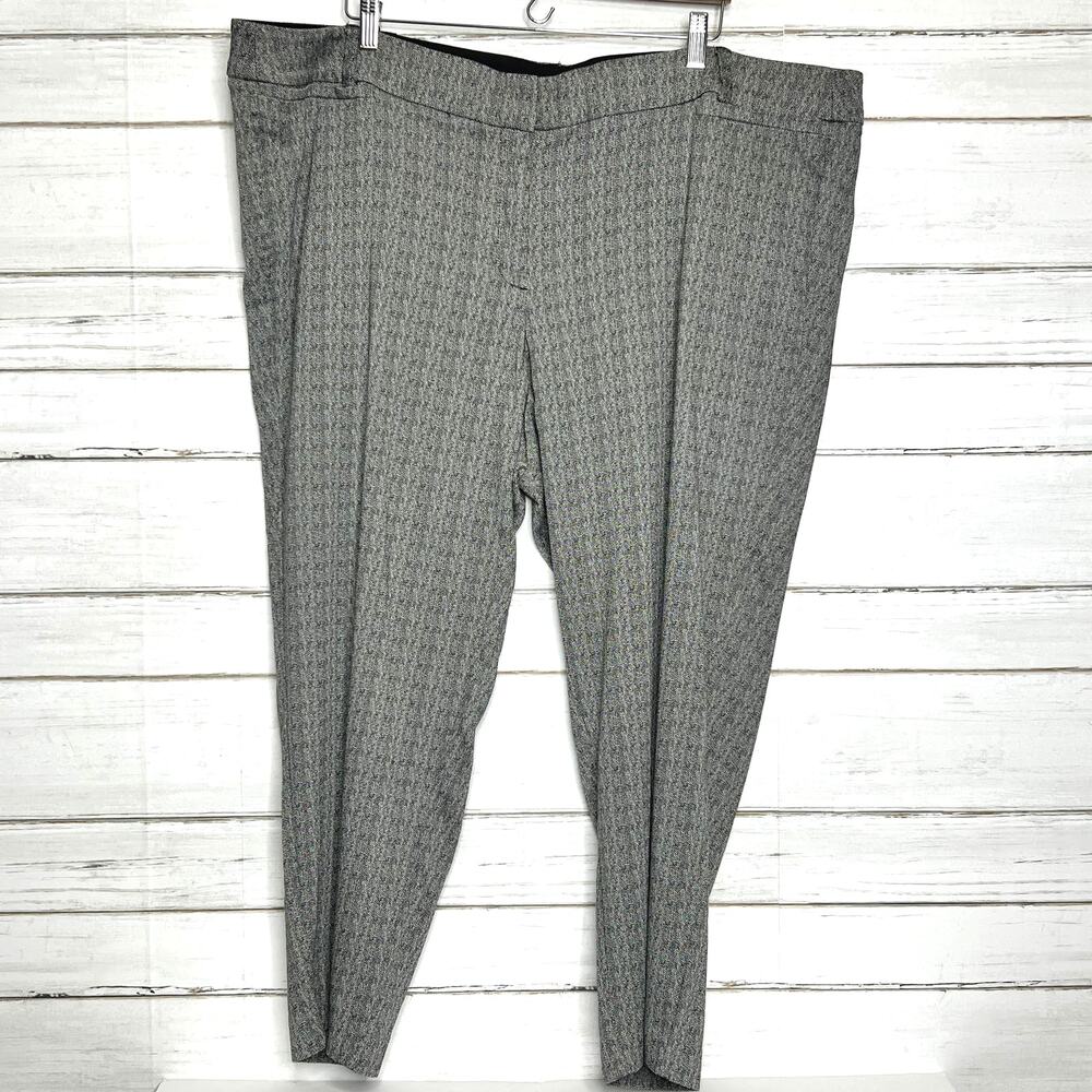 Lane Bryant The Allie Cropped Pant Grey Plus Size 26